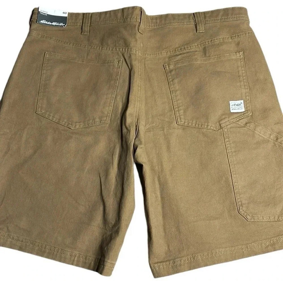 Eddie Bauer 6 pockets classic fit  shorts . Men size 40. Cotton,denim feel,NWT - Picture 3 of 13
